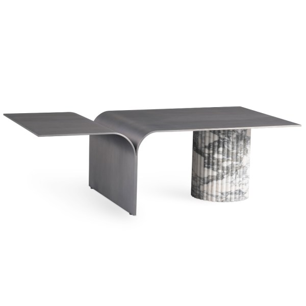 Aura Coffee Table Metal, Stone Fragment House.