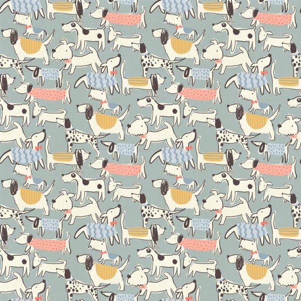 Pawkins Tiffany Cotton Fabric by Fragment House.