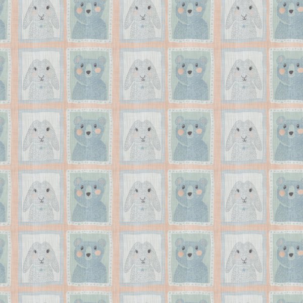 Avenleigh Peach Polyester Fabric by Fragment House.