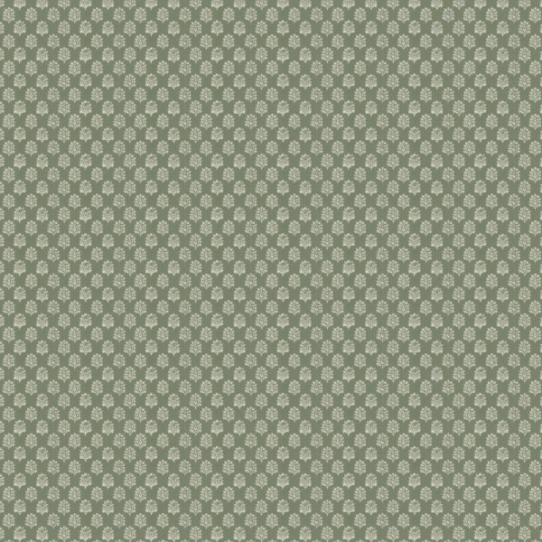 Orlene Green Peppercorn Cotton-Linen-Viscose Fabric by Fragment House.