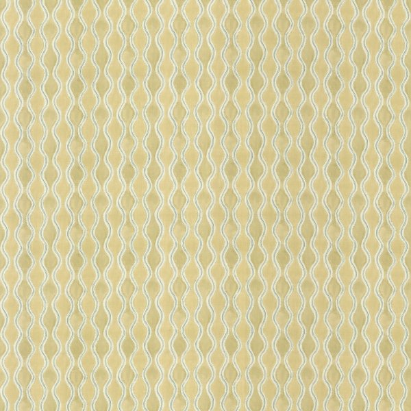 Tendril Sand Cotton Fabric by Fragment House.