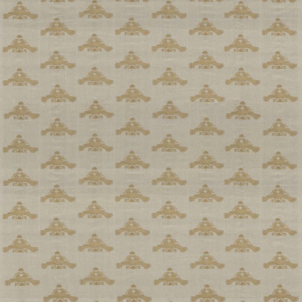 Odessa Wheat Linen-Viscose-Zari Fabric by Fragment House.