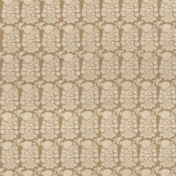 Lilium Taupe Cotton-Linen Fabric by Fragment House.