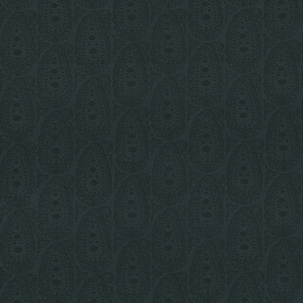 Dariba Midnight Teal Cotton-Viscose Fabric by Fragment House.