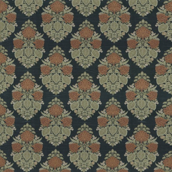 Mughalia Nox Cotton Fabric by Fragment House.