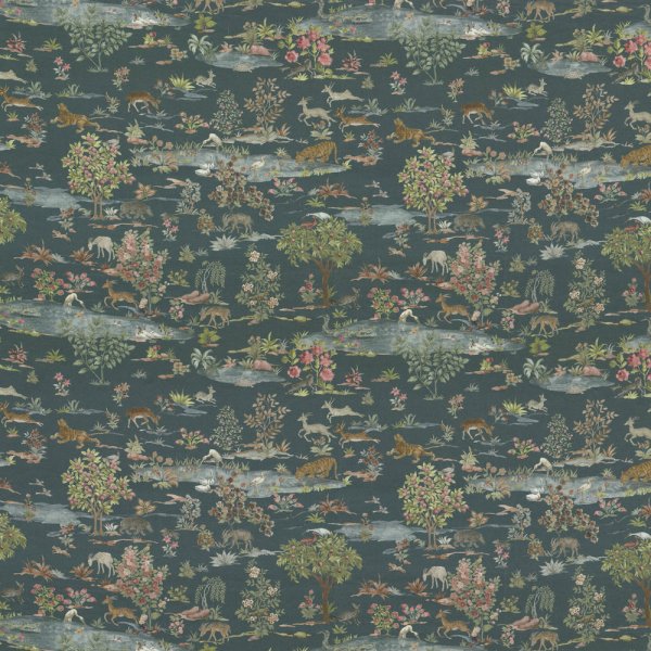 Gloriette Ecru Linen Fabric by Fragment House.