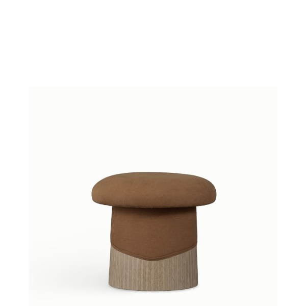Silo Pouf Veneer Fragment House.