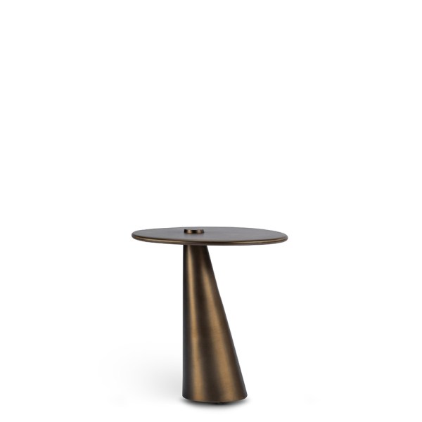 Soro End Table Metal Fragment House.