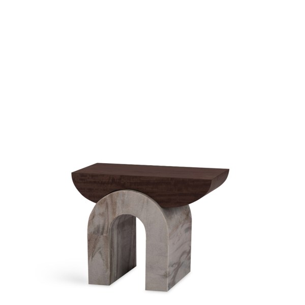 Dune End Table Marble, Veneer Fragment House.