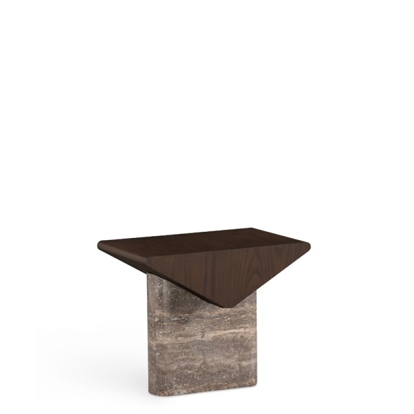Wabi End Table Stone, Veneer Fragment House.