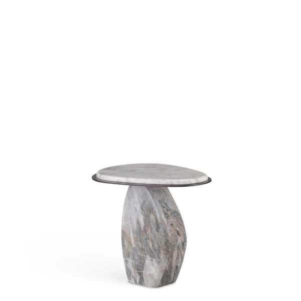 Croft End Table Metal, Stone Fragment House.