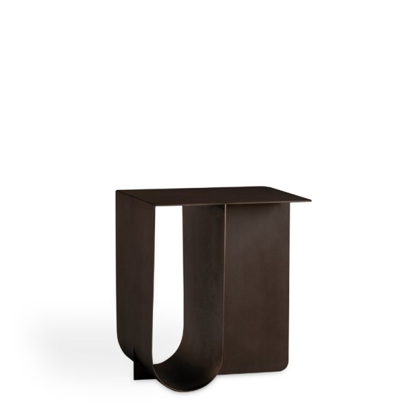 Kerf End Table Metal Fragment House.